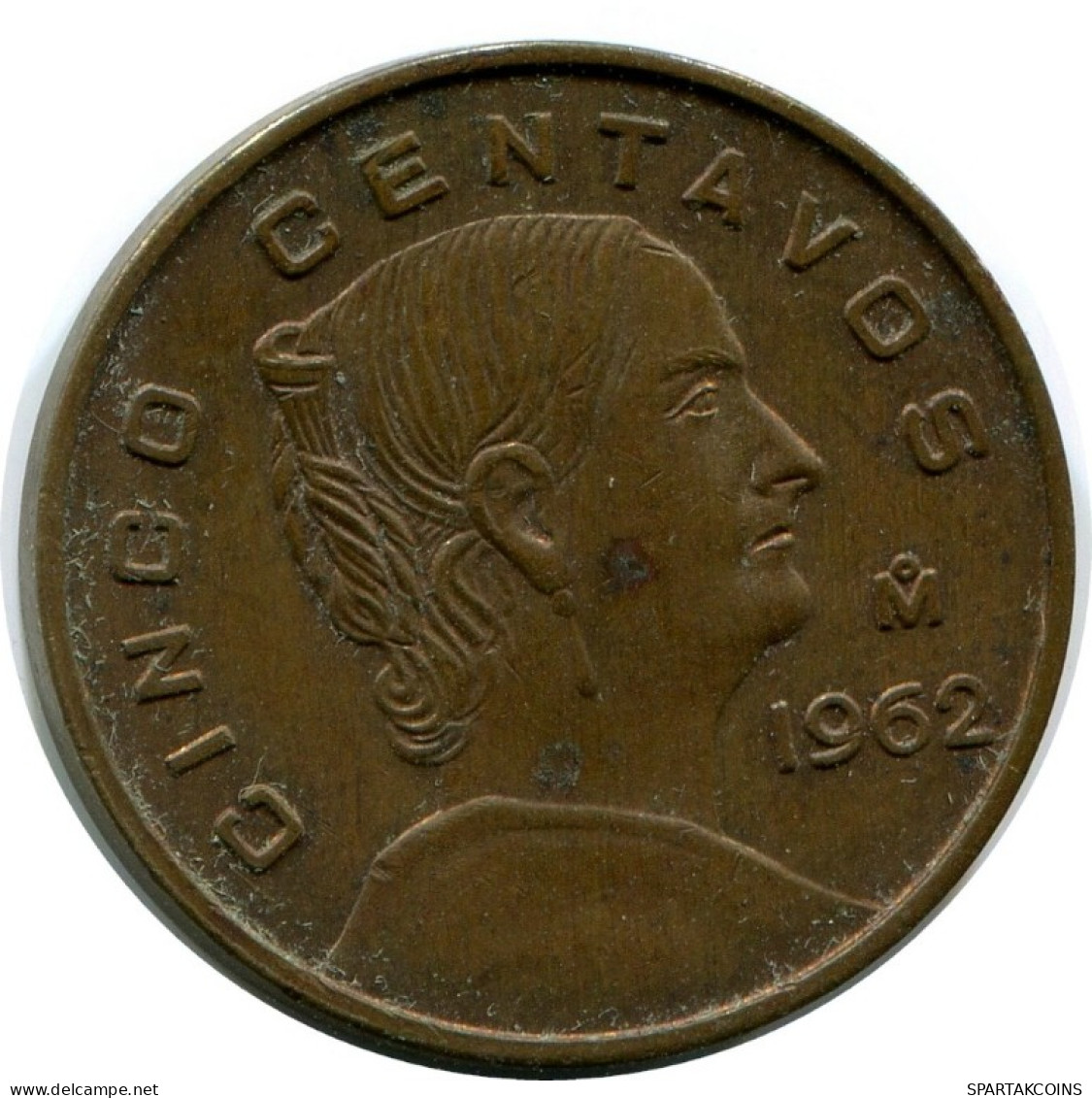 5 CENTAVOS 1963 MEXICO Moneda #AH438.5.E.A - Mexiko