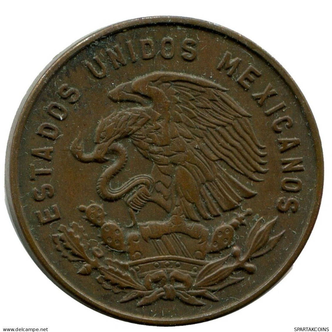 5 CENTAVOS 1963 MEXICO Moneda #AH438.5.E.A - Mexique