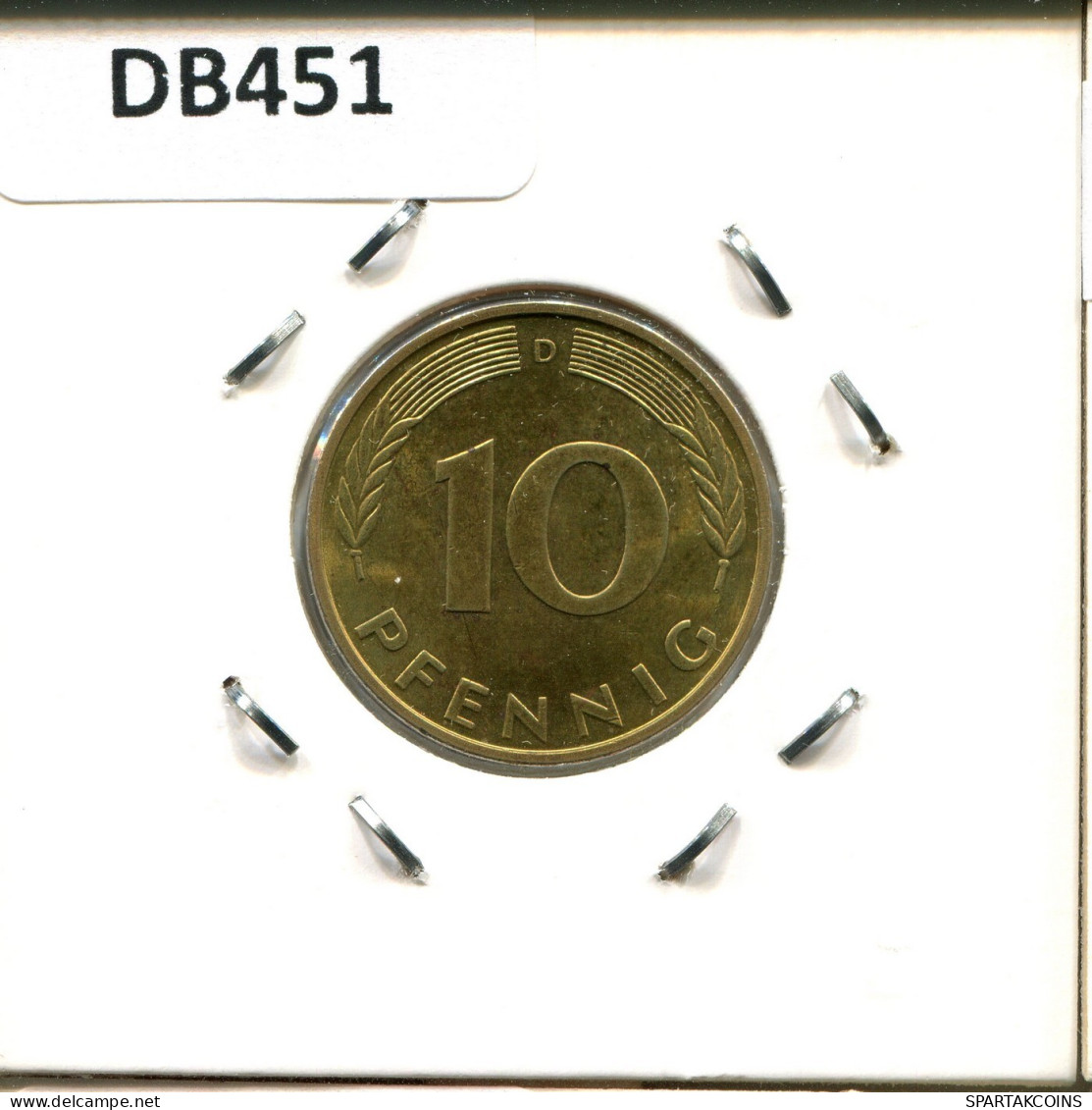10 PFENNIG 1985 D BRD ALEMANIA Moneda GERMANY #DB451.E.A - 10 Pfennig