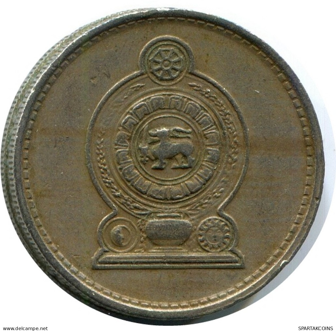 25 CENTS 1975 SRI LANKA Pièce #AR196.F.A - Sri Lanka (Ceylon)