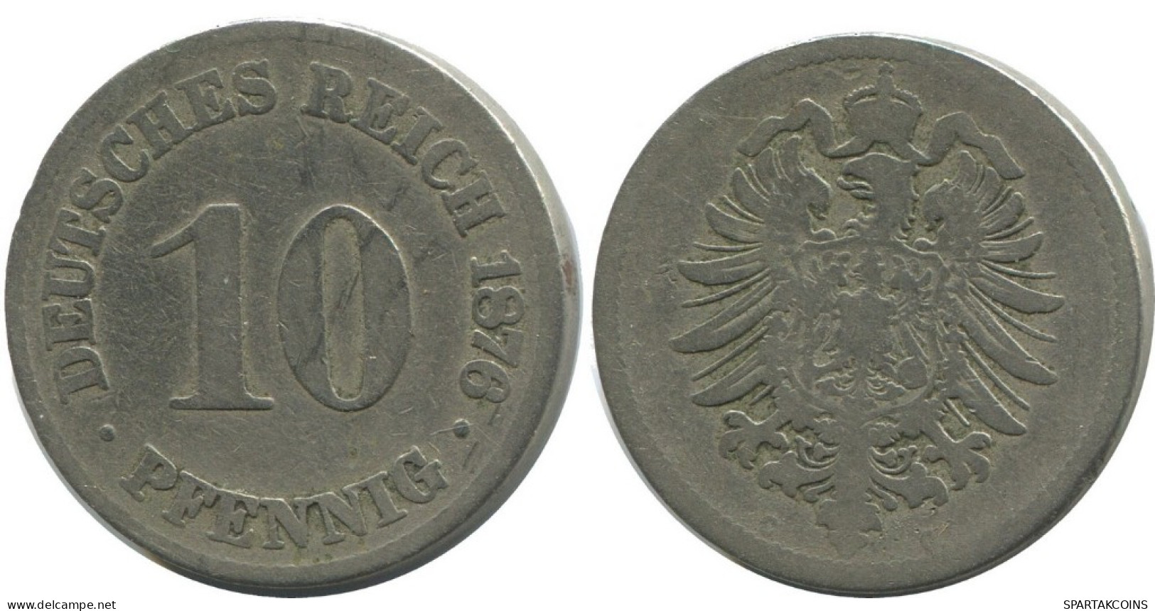 10 PFENNIG 1976 C BRD ALEMANIA Moneda GERMANY #AD501.9.E.A - 10 Pfennig