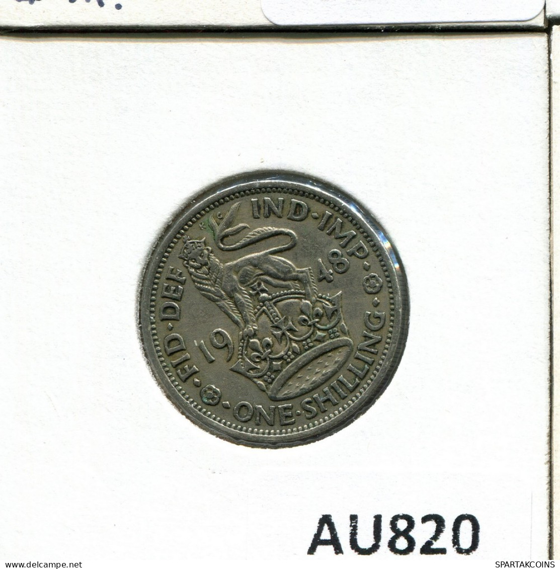 SHILLING 1948 UK GREAT BRITAIN Coin #AU820.U.A - I. 1 Shilling