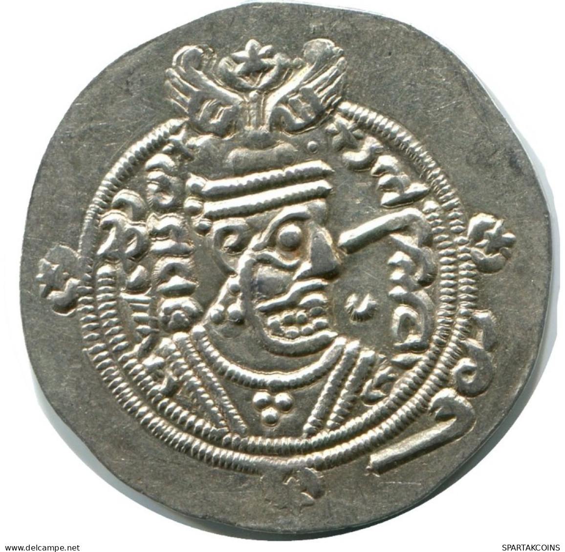 TABARISTAN DABWAYHID ISPAHBADS FARKAHN AD 711-731 AR 1/2 Drachm #AH133.86.F.A - Orientalische Münzen