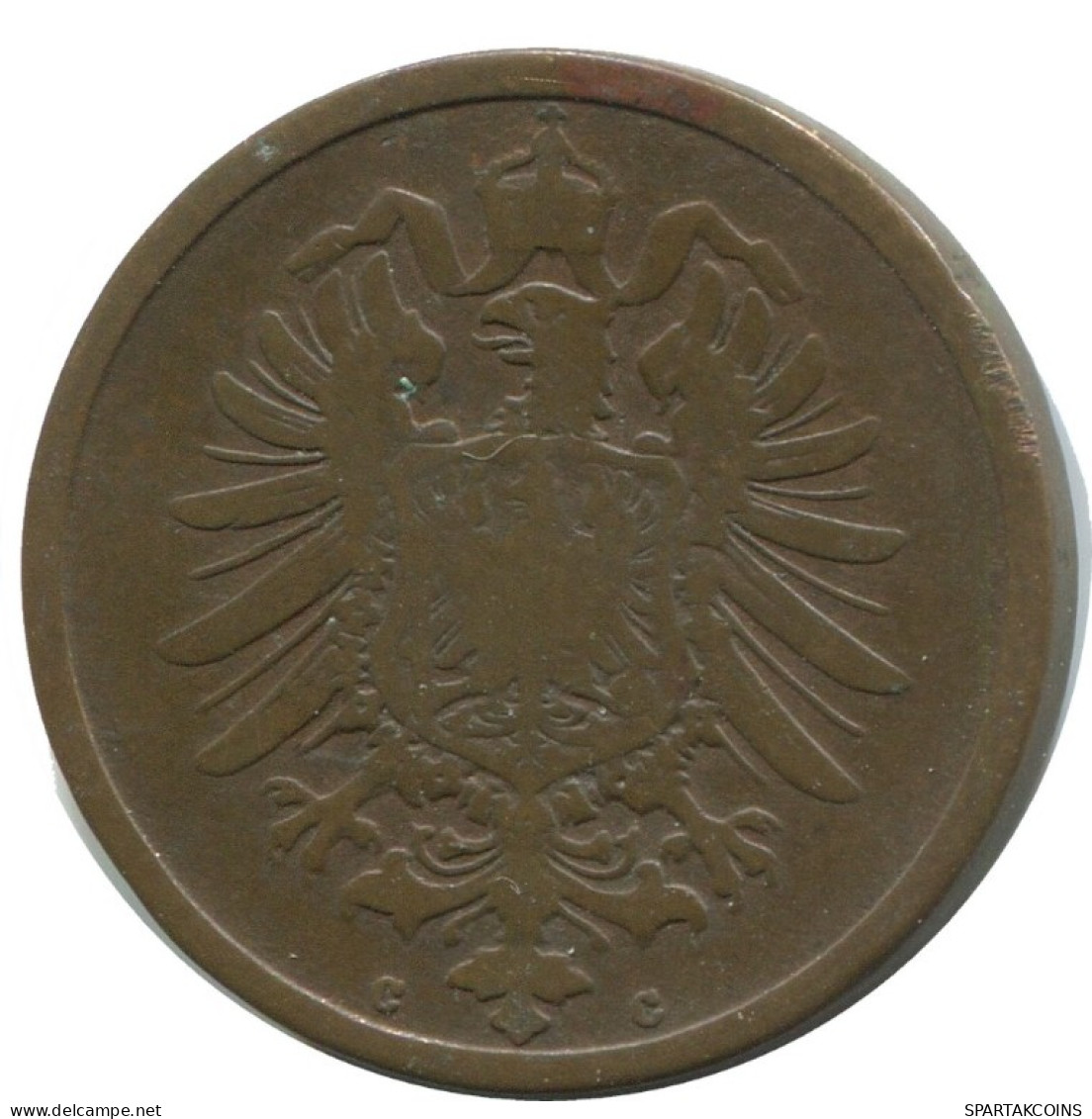 2 PFENNIG 1874 C GERMANY Coin #AD465.9.U.A - 2 Pfennig