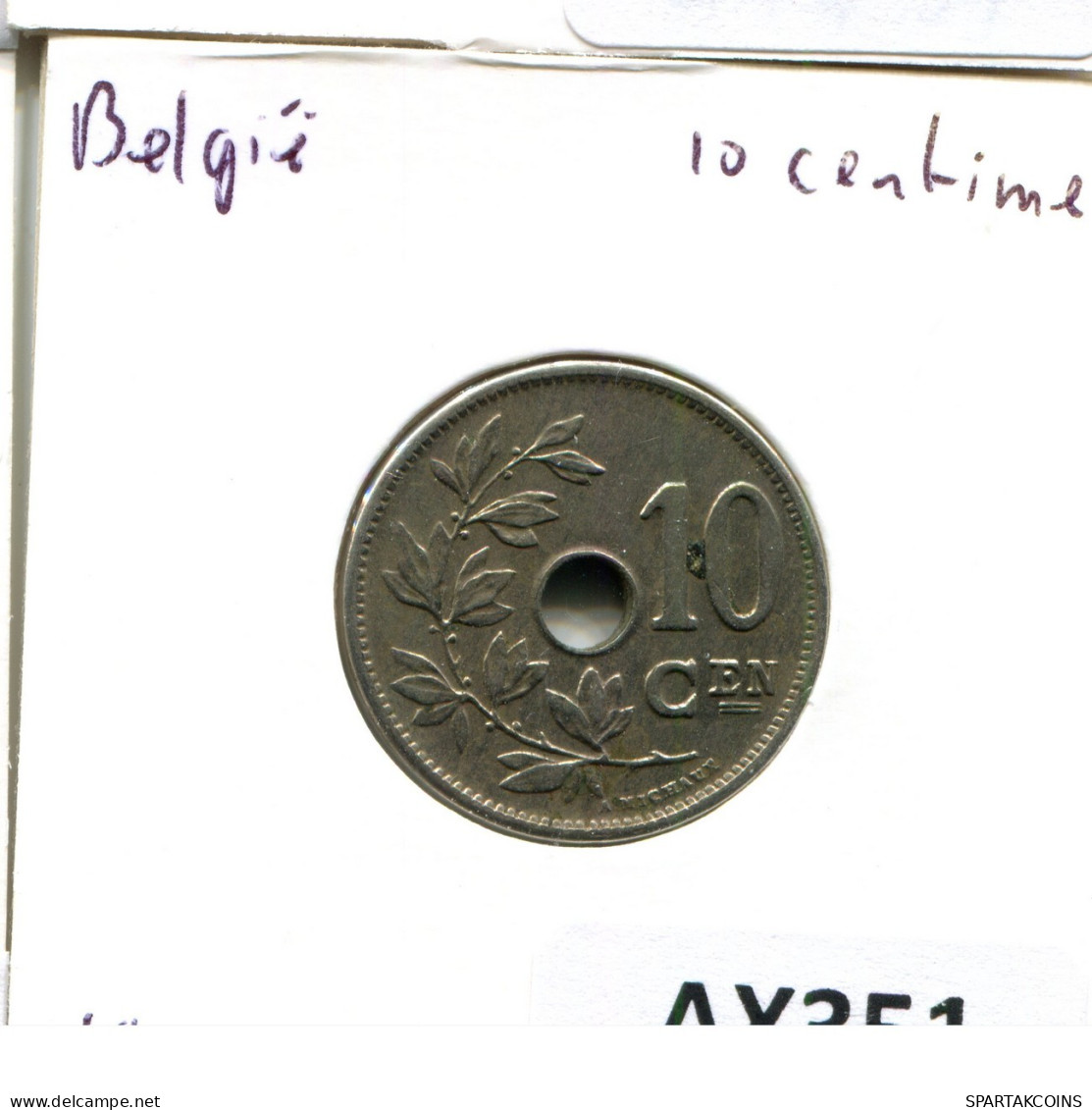 10 CENTIMES 1904 BELGIUM Coin DUTCH Text #AX351.U.A - 10 Centimes