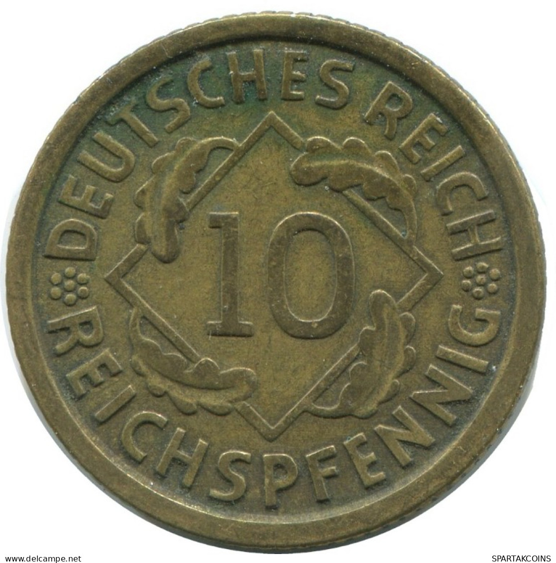 10 REICHSPFENNIG 1925 A DEUTSCHLAND Münze GERMANY #AD567.9.D.A - 10 Renten- & 10 Reichspfennig