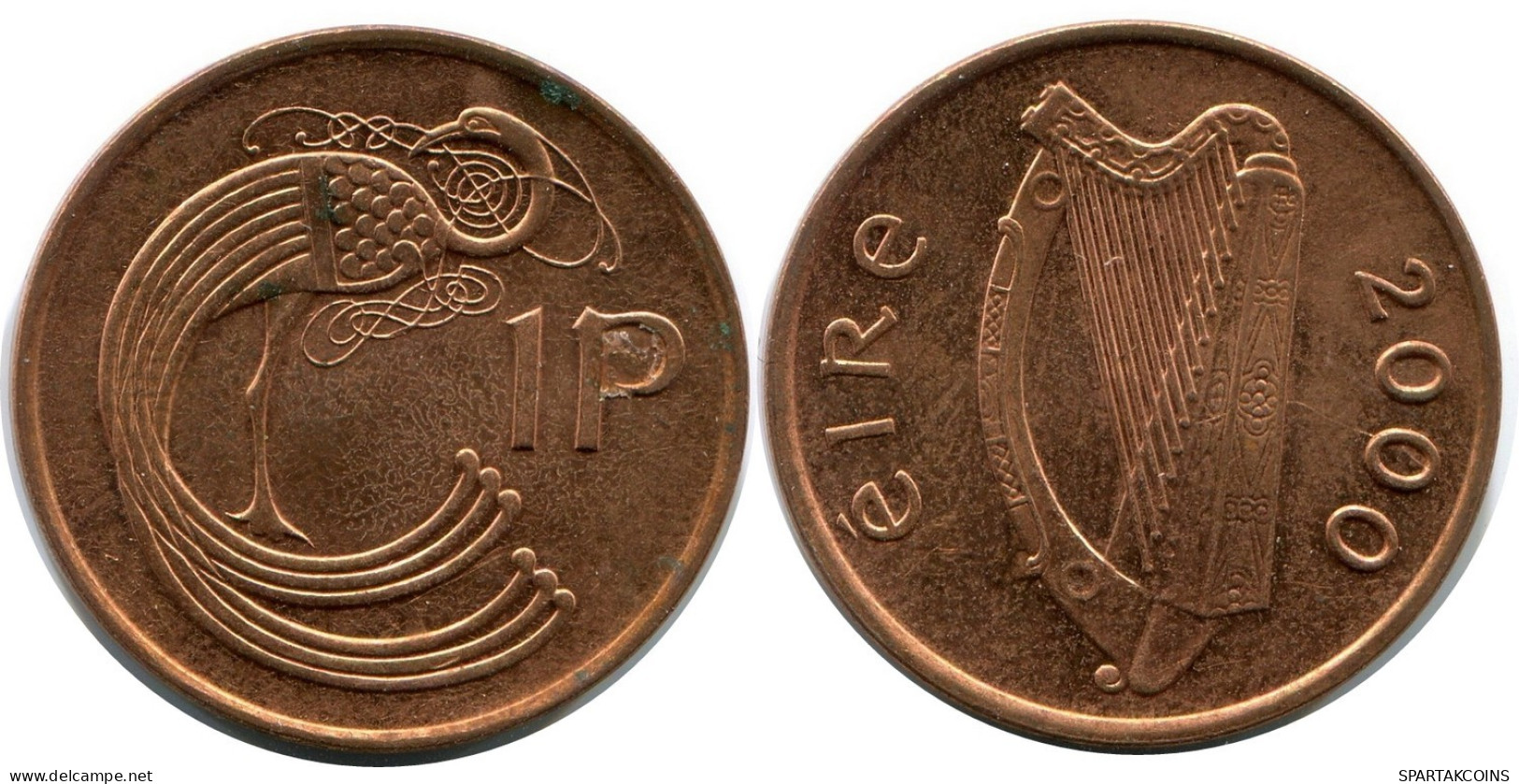 1 PENNY 2000 IRLANDE IRELAND Pièce #AY670.F.A - Ierland