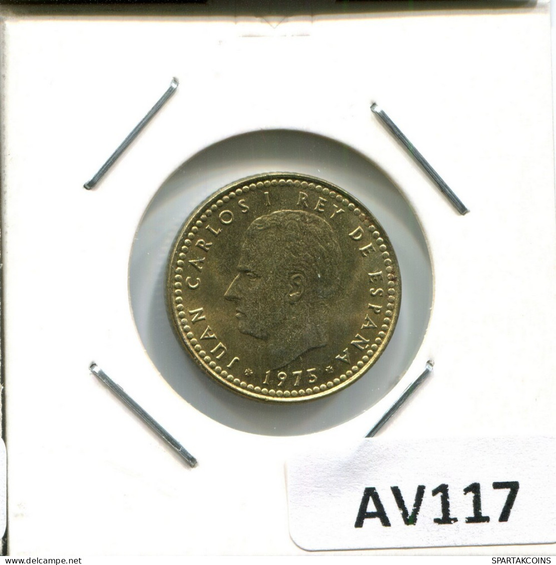 1 PESETA 1975 SPAIN Coin #AV117.U.A - 1 Peseta