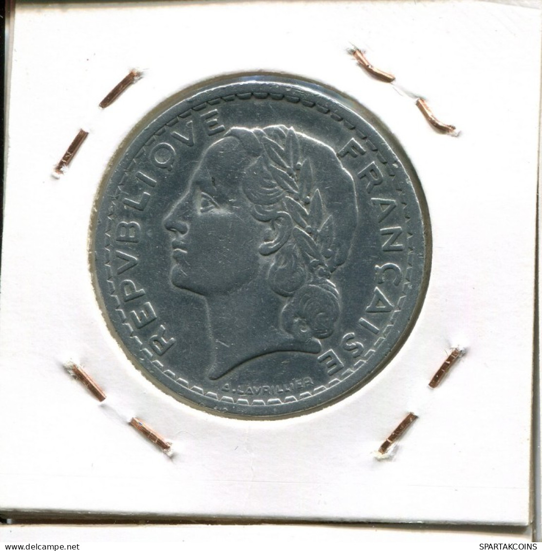 5 FRANCS 1945 FRANCIA FRANCE Moneda #AM622.E.A - 5 Francs