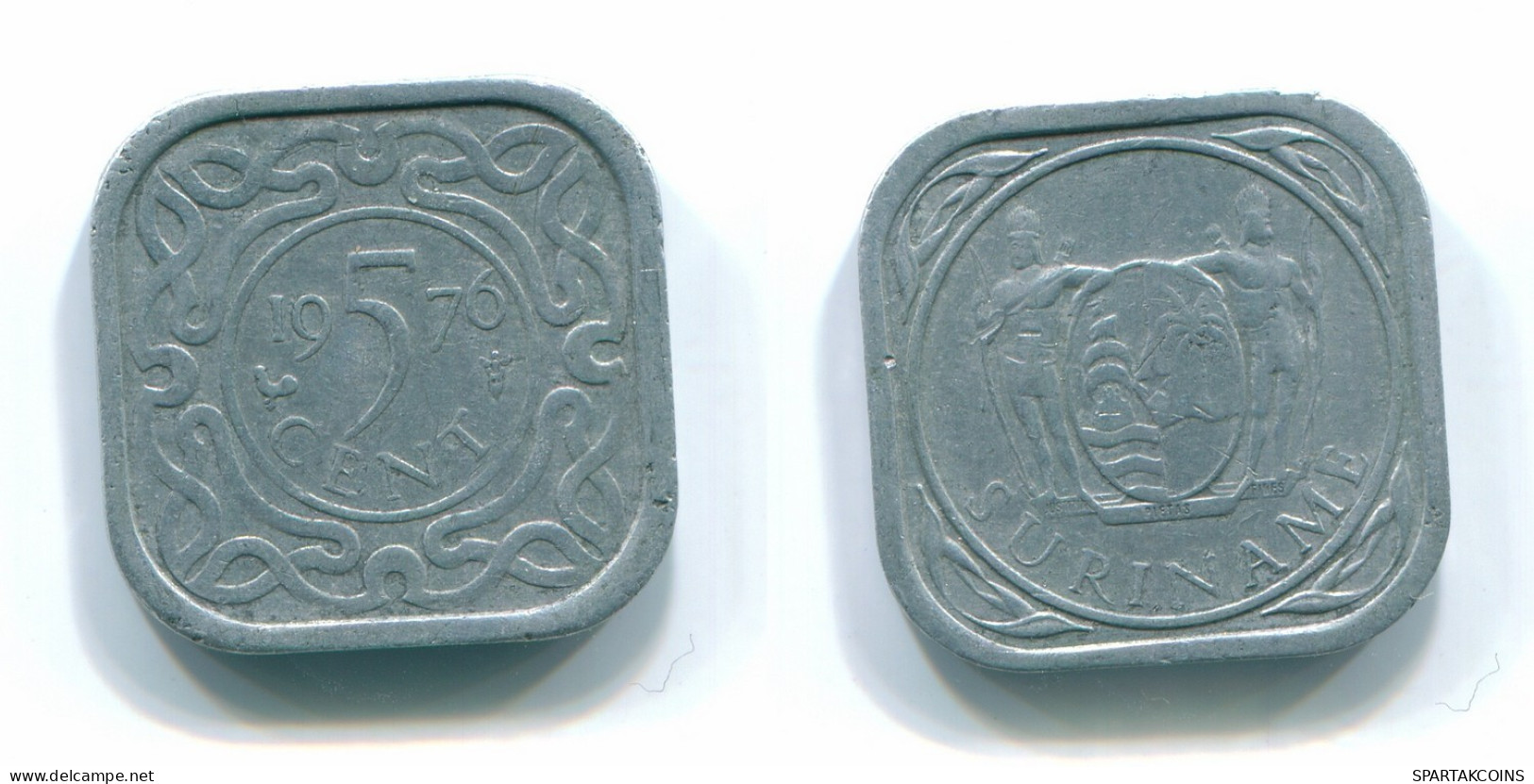 5 CENTS 1976 SURINAME Aluminium Coin #S12582.U.A - Surinam 1975 - ...
