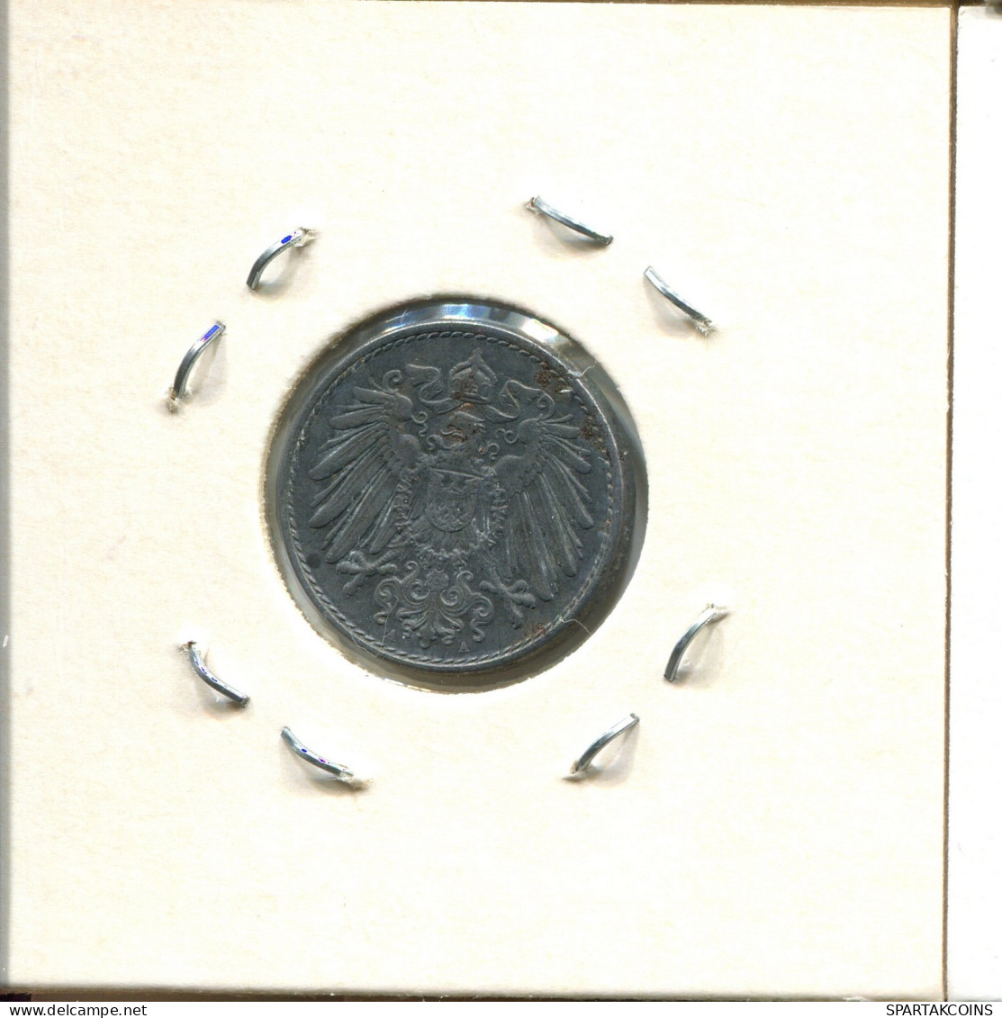 5 PFENNIG 1921 A DEUTSCHLAND Münze GERMANY #DA624.2.D.A - 5 Renten- & 5 Reichspfennig