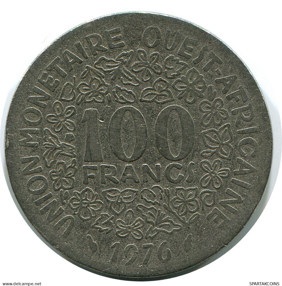 100 FRANCS 1976 WESTERN AFRICAN STATES Pièce #AP959.F.A - Otros – Africa