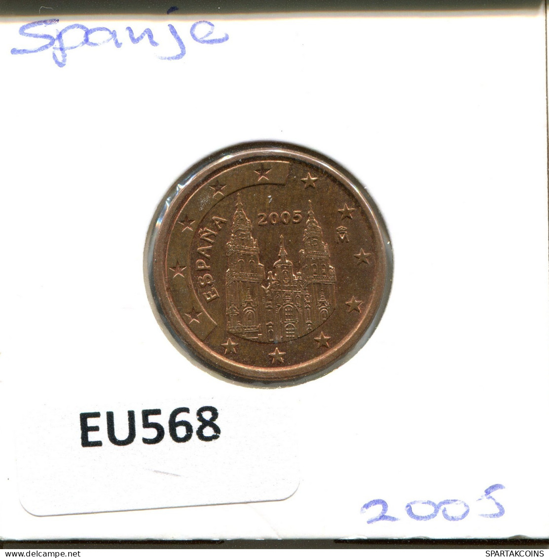 5 EURO CENTS 2005 SPAIN Coin #EU568.U.A - Spanien