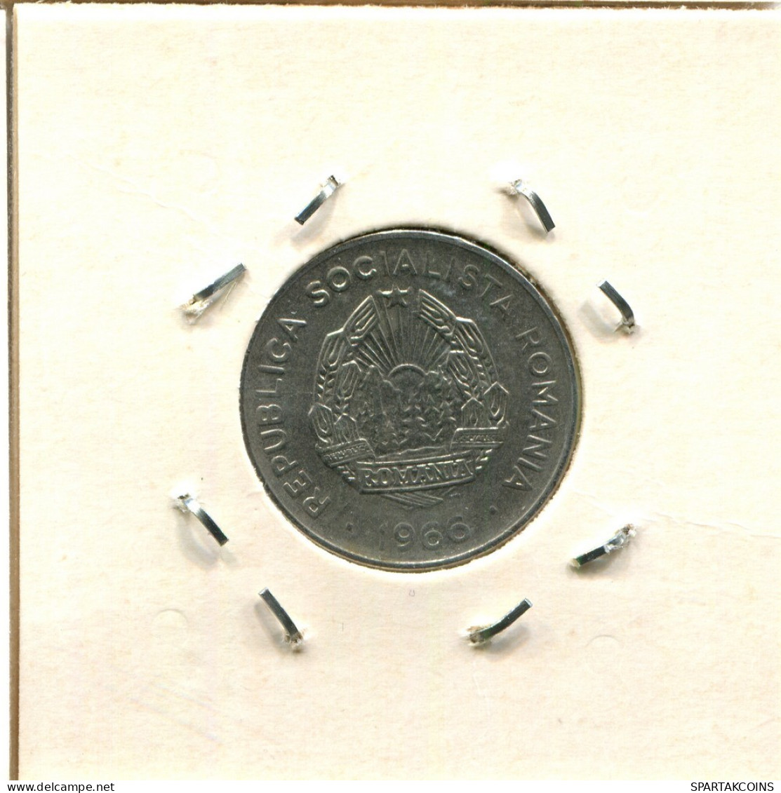 25 BANI 1966 ROMÁN OMANIA Moneda #BA069.E.A - Roemenië