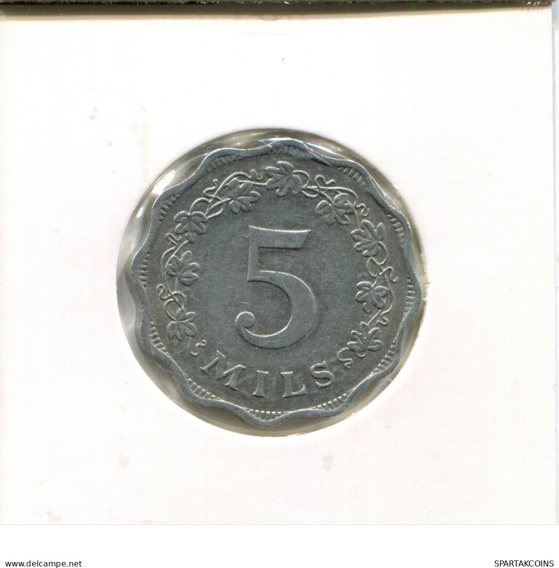 5 MILS 1972 MALTA Moneda #AR693.E.A - Malta