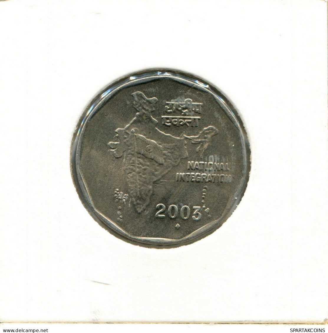 2 RUPEES 2003 INDIEN INDIA Münze #AY836.D.A - Indien
