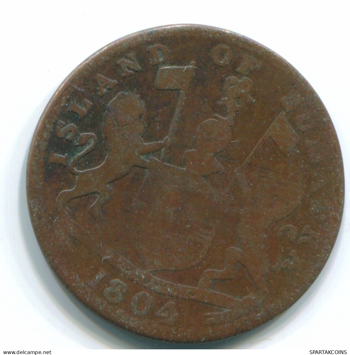 1 KEPING 1804 SUMATRA BRITISH EAST INDIES Copper Colonial Moneda #S11797.E.A - Inde