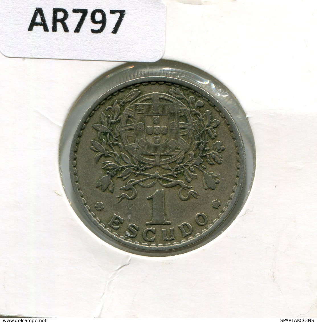 1 ESCUDO PORTUGAL Coin #AR797.U.A - Portogallo