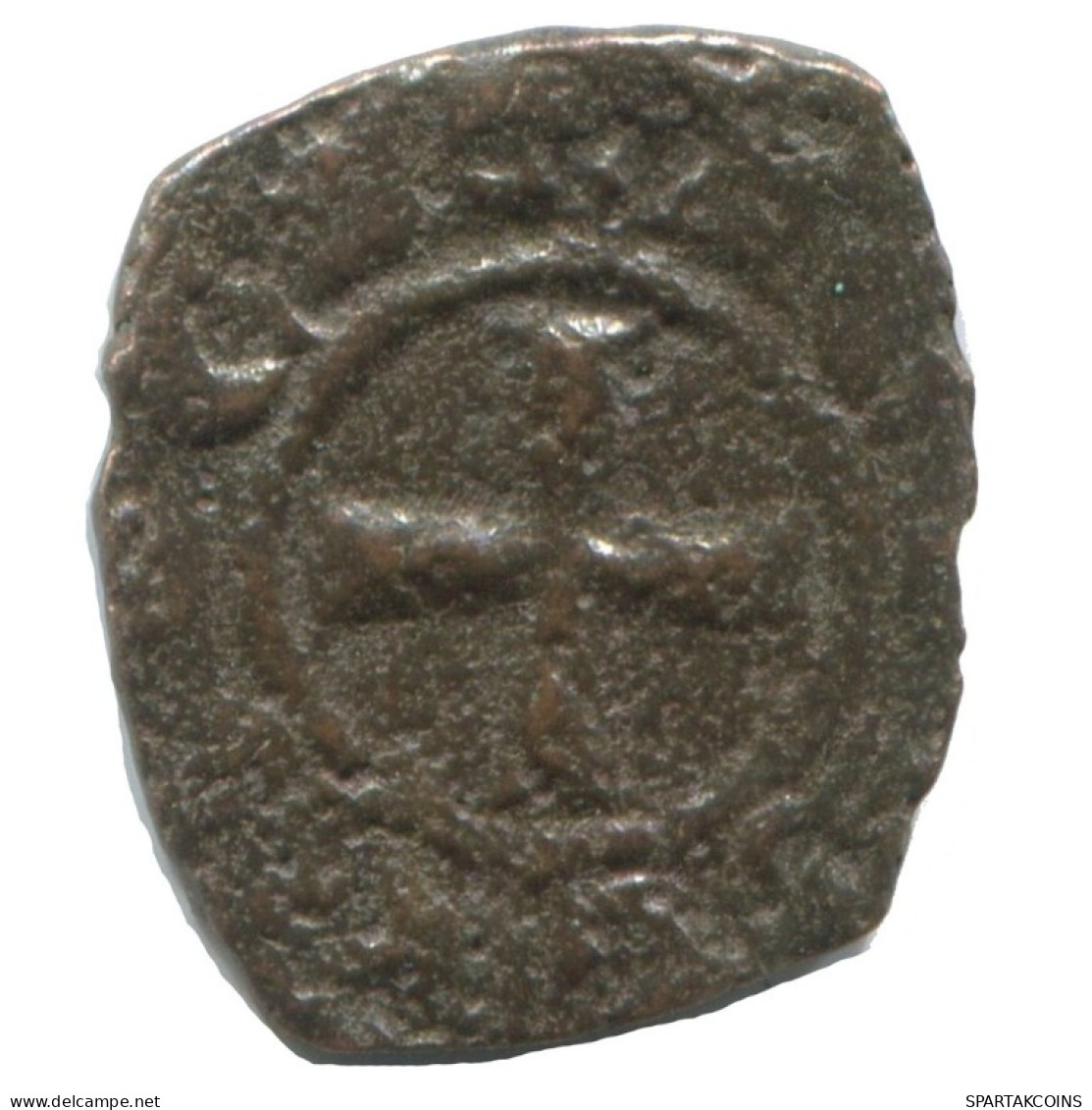 CRUSADER CROSS Authentic Original MEDIEVAL EUROPEAN Coin 0.9g/15mm #AC164.8.F.A - Other - Europe