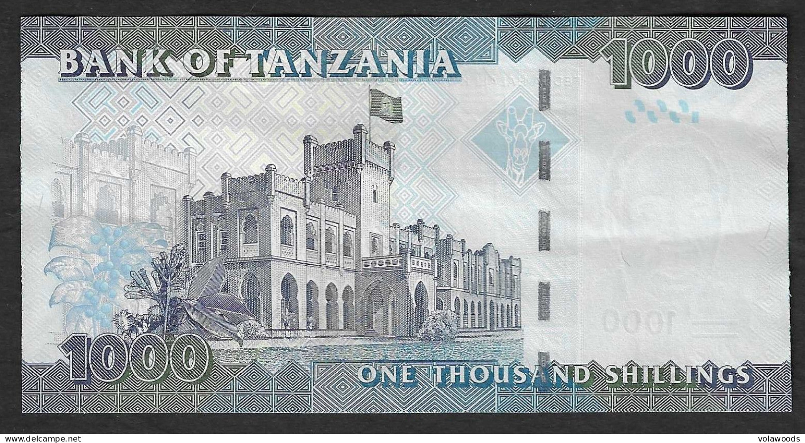 Tanzania - Banconota Circolata Da 1000 Scellini P-41c - 2019 - Tanzania