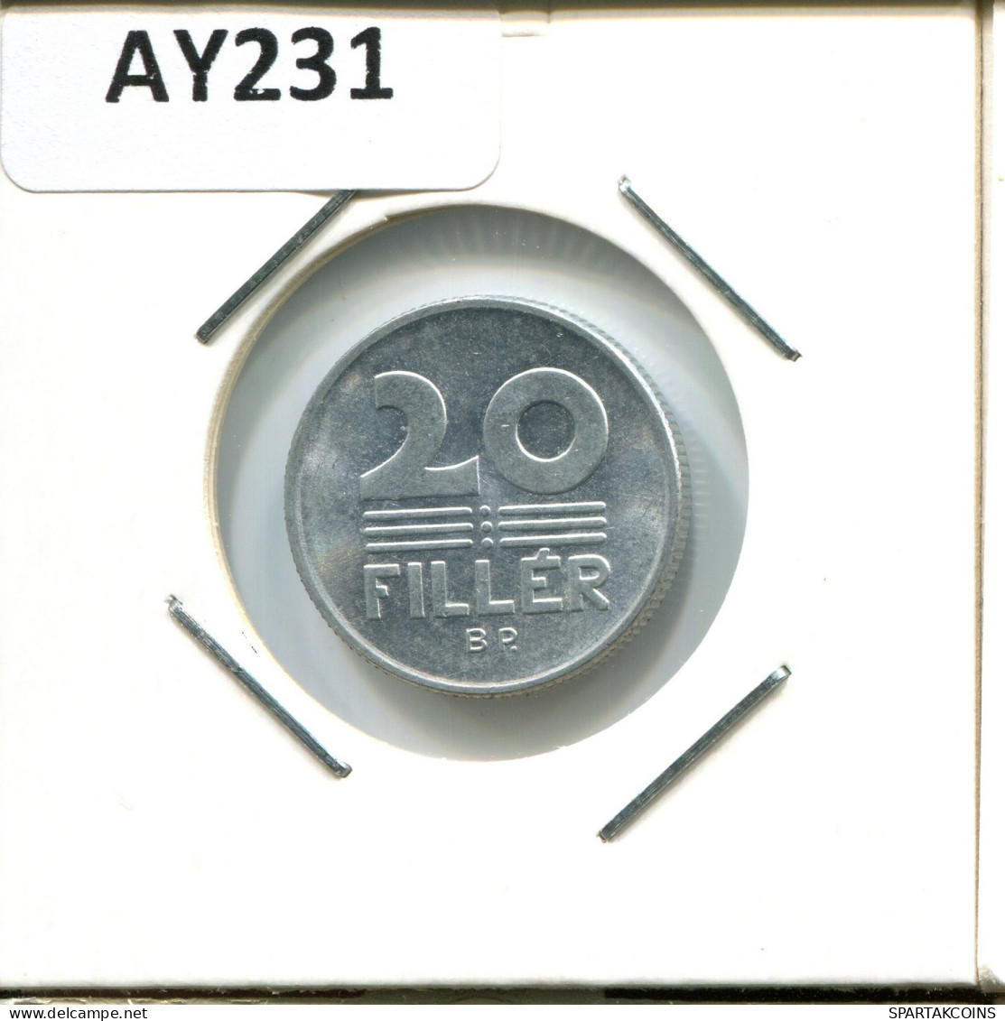 20 FILLER 1991 HUNGARY Coin #AY231.2.U.A - Hungría