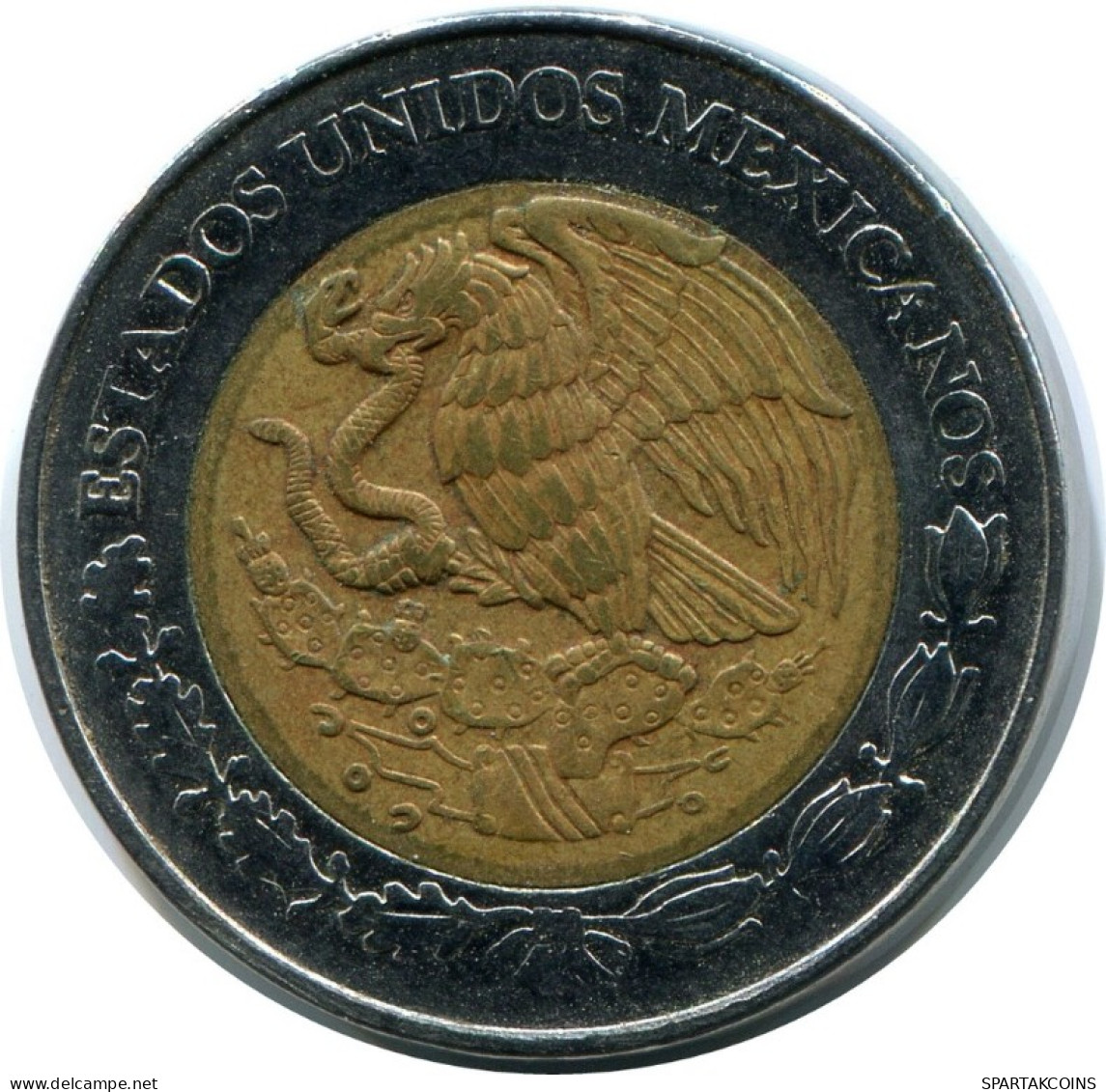 2 PESOS 2001 MEXICO Moneda BIMETALLIC #AH512.5.E.A - Messico
