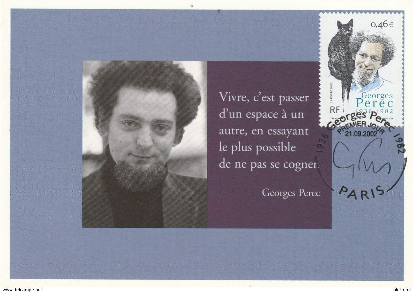 Georges Perec  1er Jour 2002 - 2000-2009