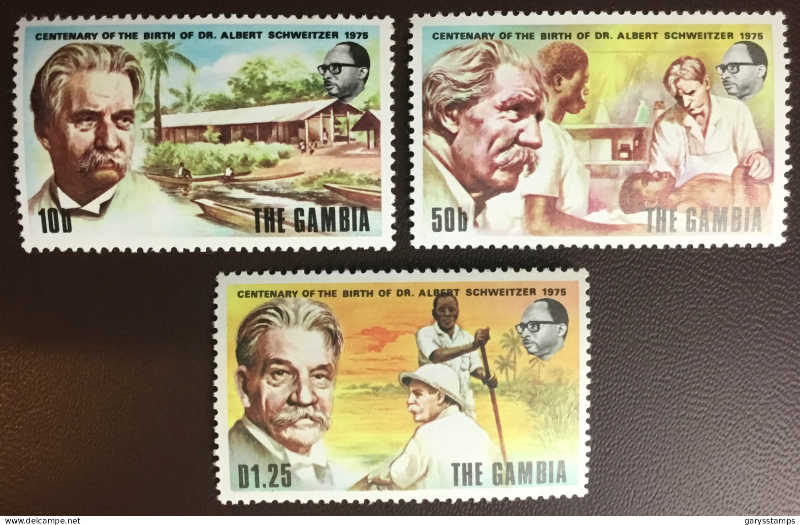Gambia 1975 Schweitzer Centenary MNH - Gambie (1965-...)