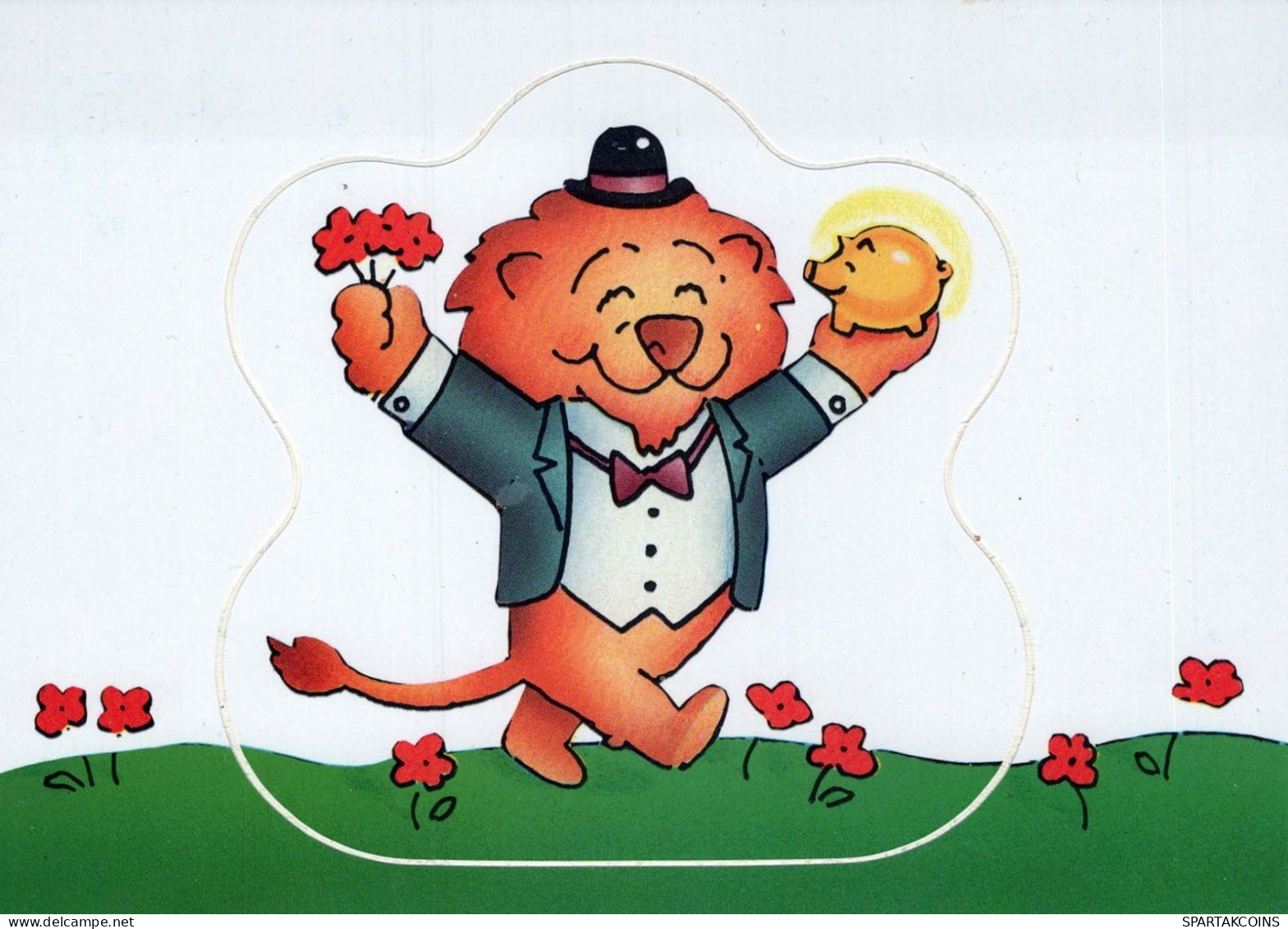 LION Animals Vintage Postcard CPSM #PBS054.GB - Löwen