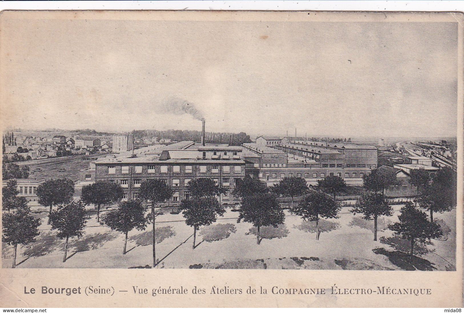 93. LE BOURGET . Vue Générale Des Ateliers De La Compagnie Electro-Mécanique - Le Bourget