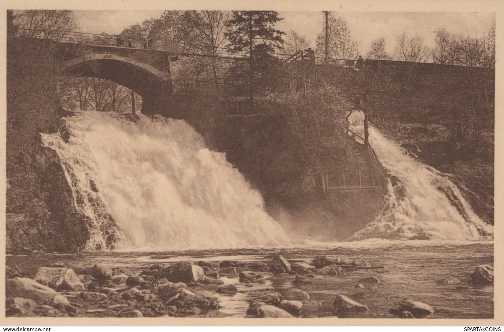 BÉLGICA CASCADA DE COO Provincia De Lieja Postal CPA Unposted #PAD109.ES - Stavelot