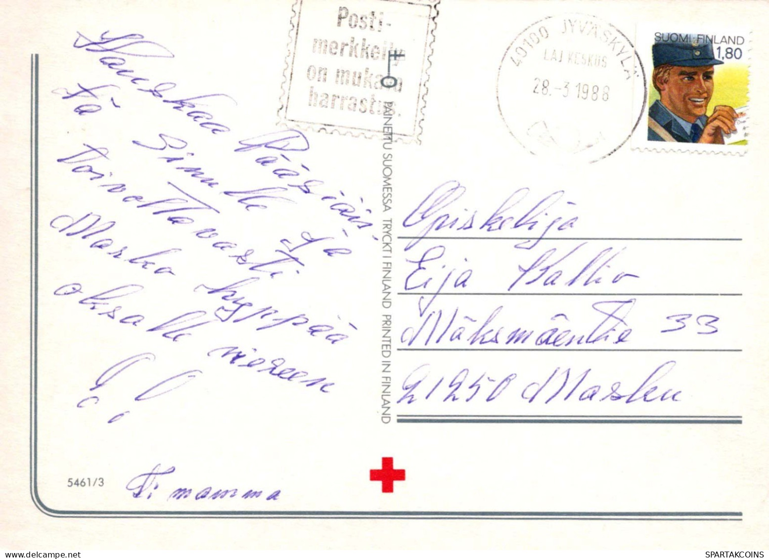 PASCUA POLLO Vintage Tarjeta Postal CPSM #PBO880.ES - Easter