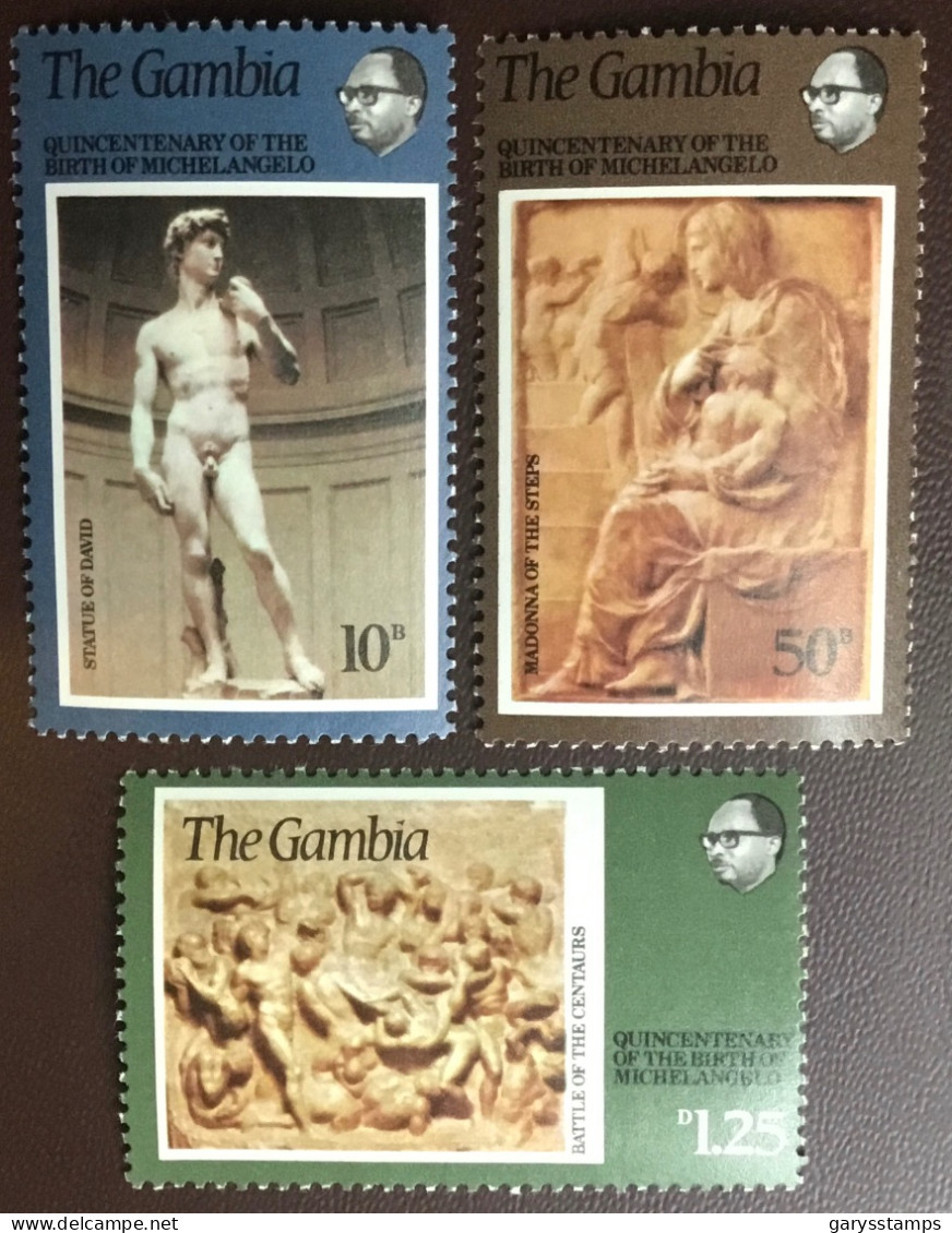 Gambia 1975 Michelangelo Anniversary MNH - Gambia (1965-...)