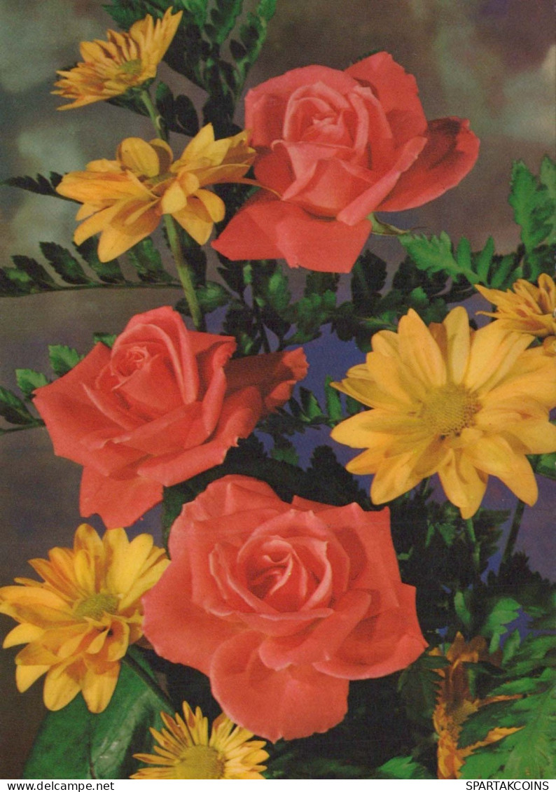 FLOWERS Vintage Ansichtskarte Postkarte CPSM #PAR939.DE - Fleurs