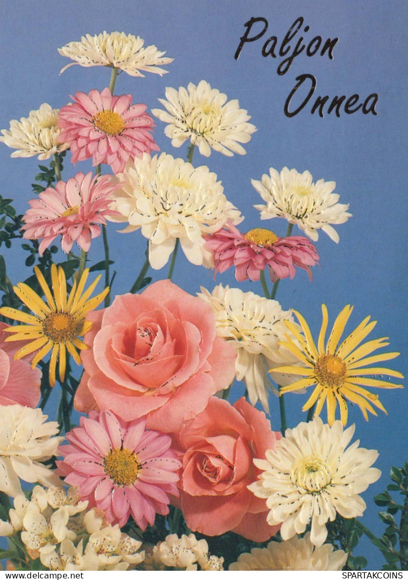 FLOWERS Vintage Ansichtskarte Postkarte CPSM #PAS060.DE - Fleurs
