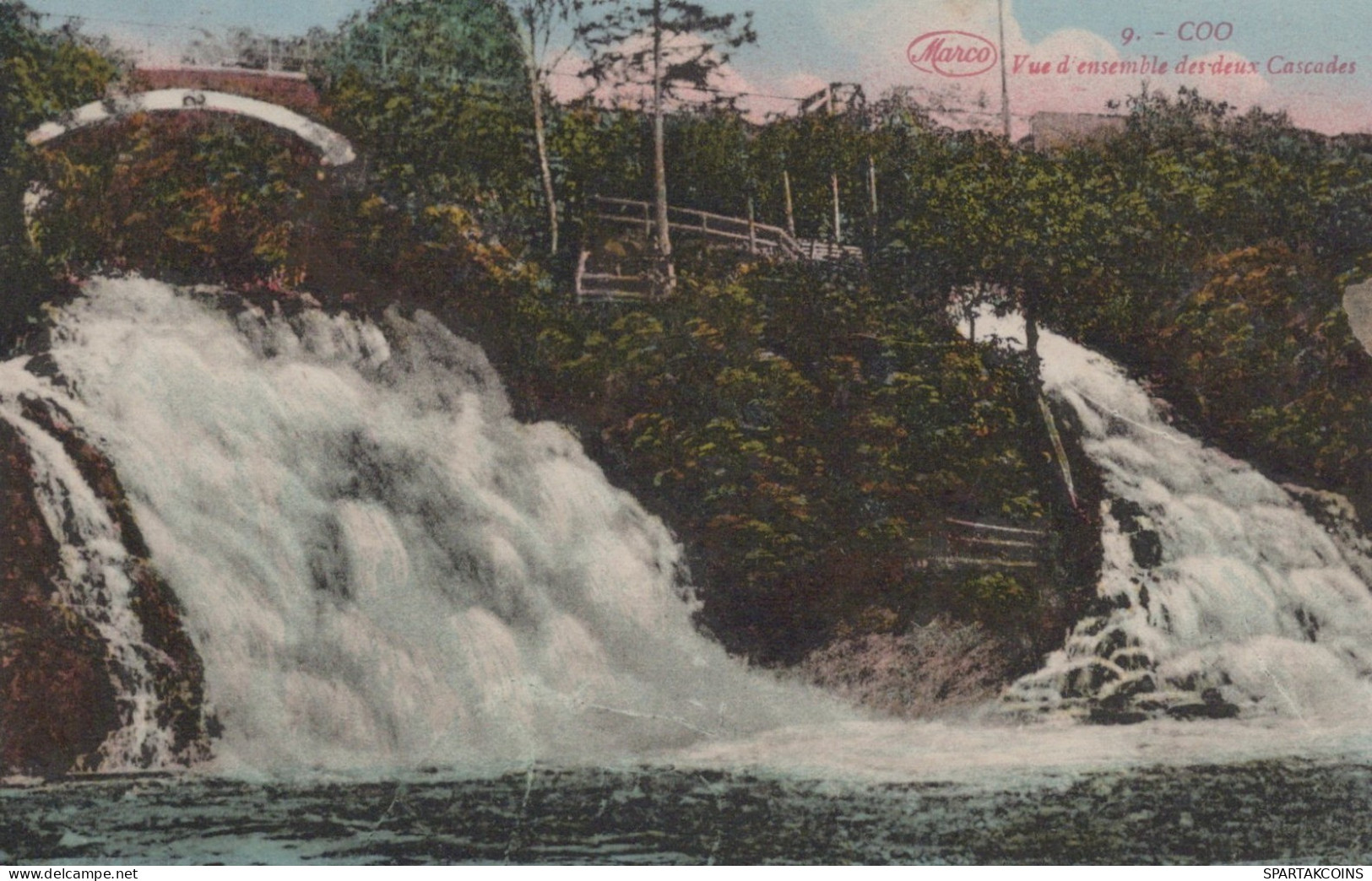 BELGIEN COO WASSERFALL Provinz Lüttich (Liège) Postkarte CPA Unposted #PAD174.DE - Stavelot