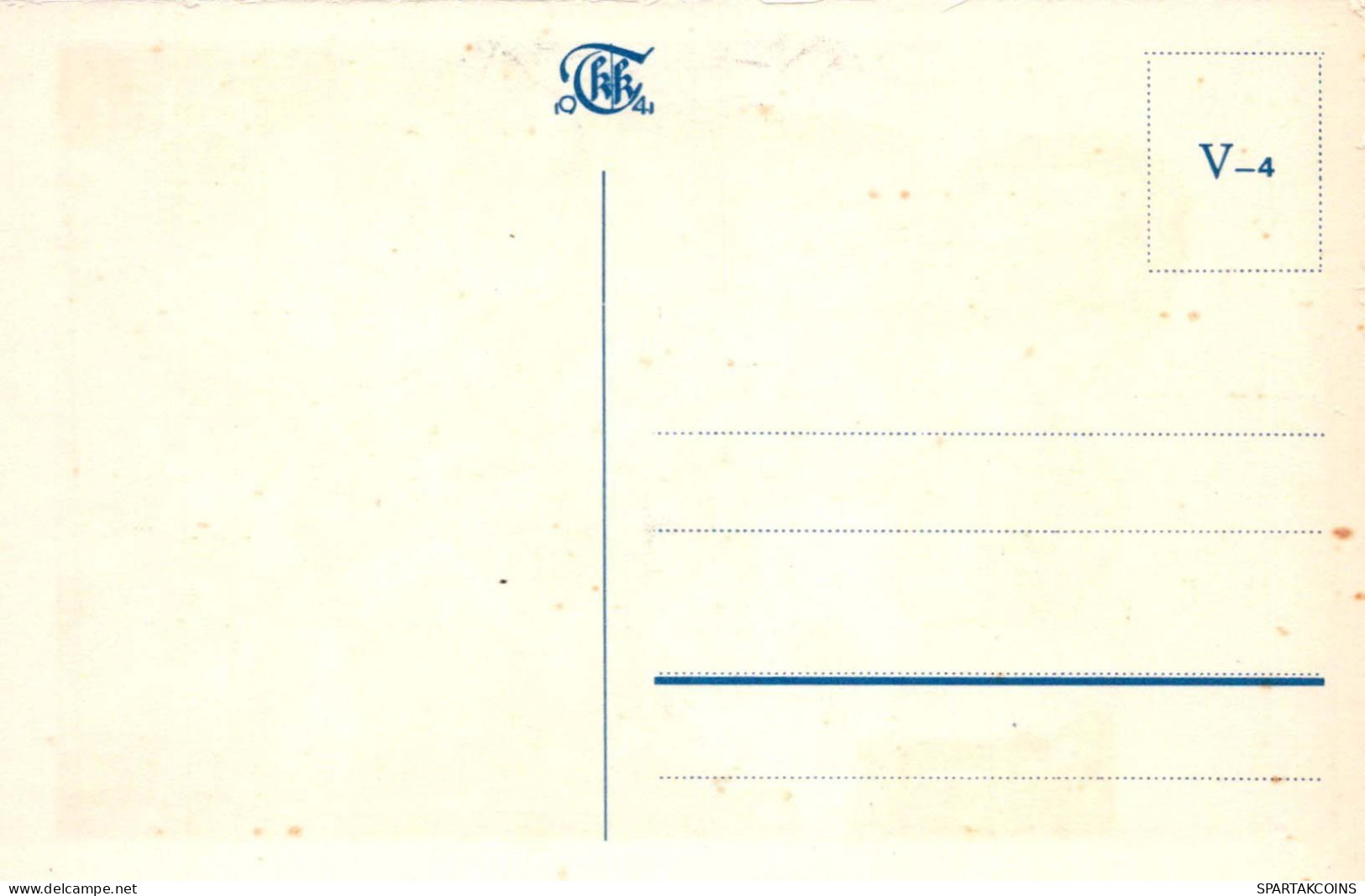 AFFE Tier Vintage Ansichtskarte Postkarte CPA #PKE768.DE - Singes