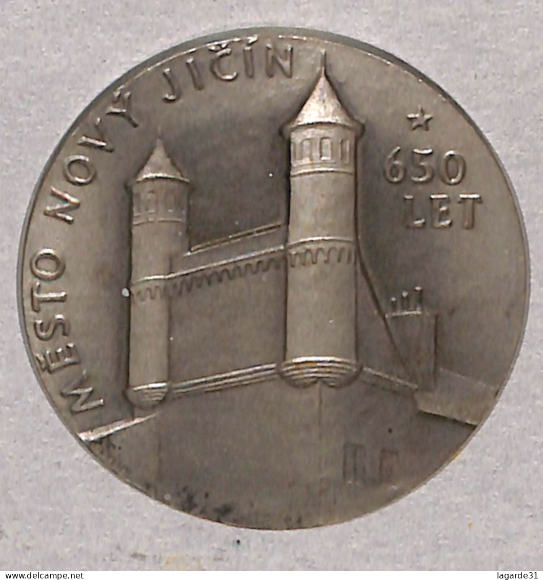 Medaille 60 MM  Mesto Novy Jicin 650 Ans 1313 1963 Republique Tcheque Rare Et Unique Sur Delcampe - Otros & Sin Clasificación