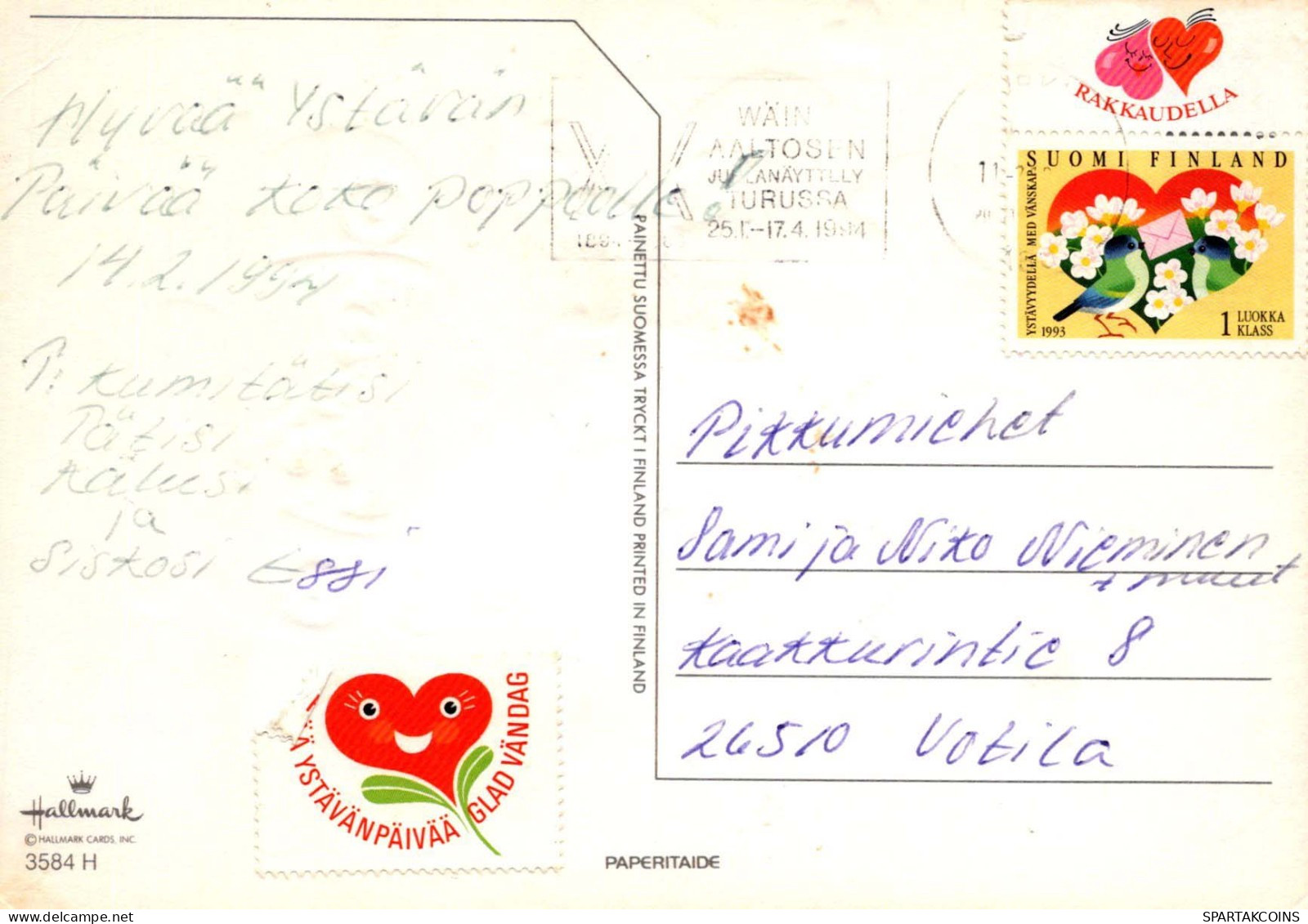 CONIGLIO Animale Vintage Cartolina CPSM #PBR121.IT - Autres & Non Classés