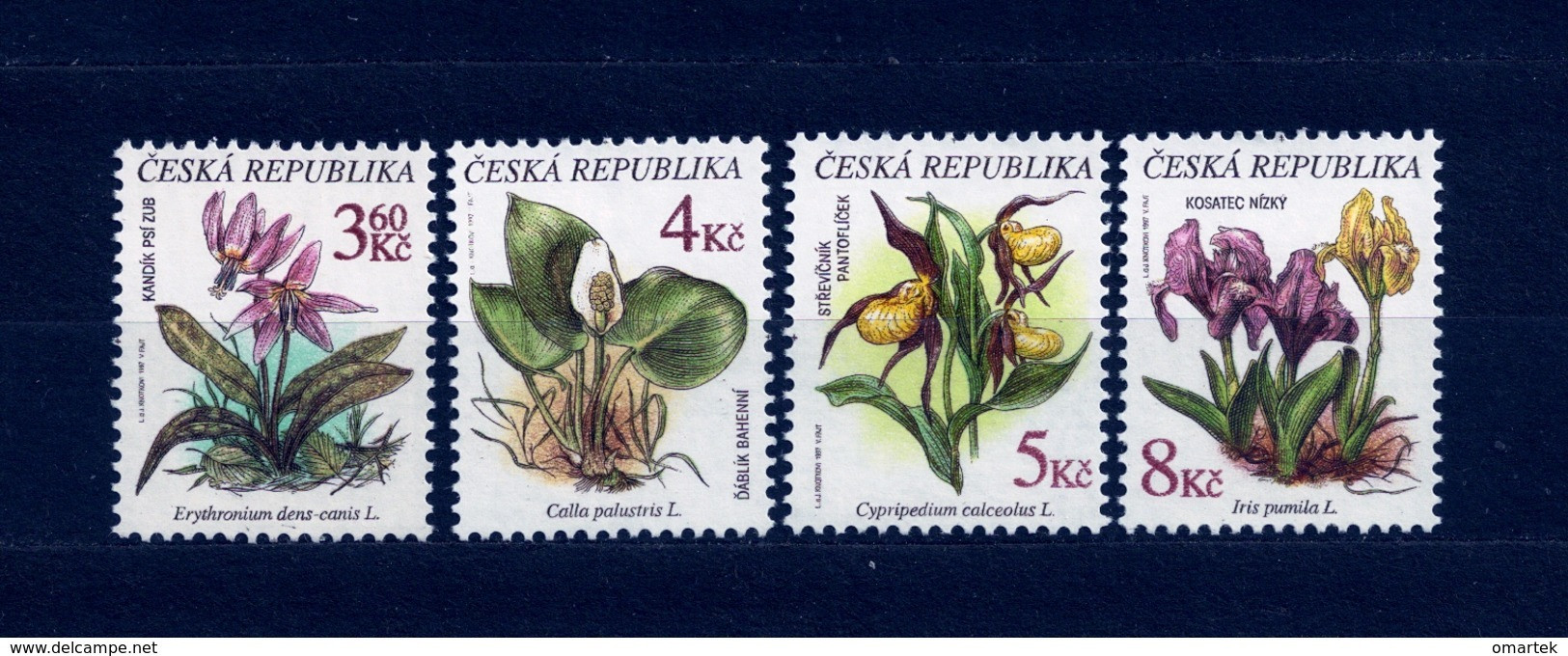 Czech Republic 1997 MNH ** Mi 135-138 Sc 3005-3008 Protected Flowers, Geschützte Pflanzen. Tschechische Republik. - Ongebruikt