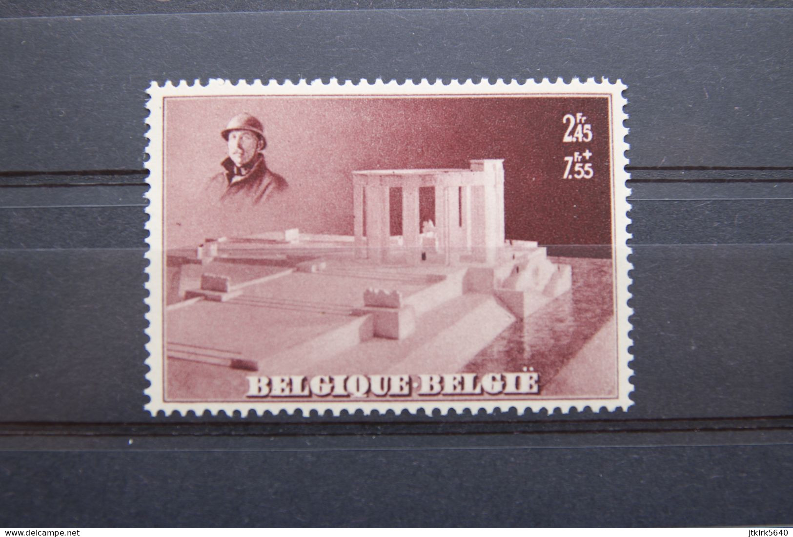 Monument De S.M. Le Roi Albert Ier (COB/OBP 465A, MNH**) 1938. - Unused Stamps