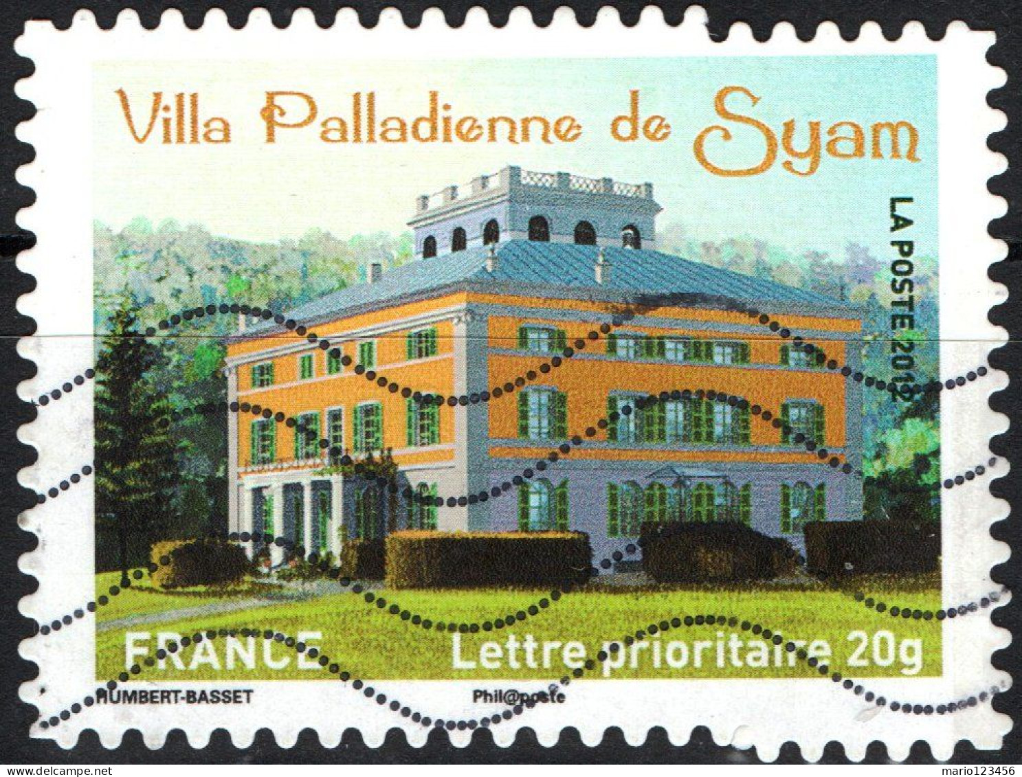 FRANCIA, FRANCE, TURISMO, TOURISM, 2012, FRANCOBOLLI USATI Yt:FR A735, Scott:FR 4250 - Used Stamps