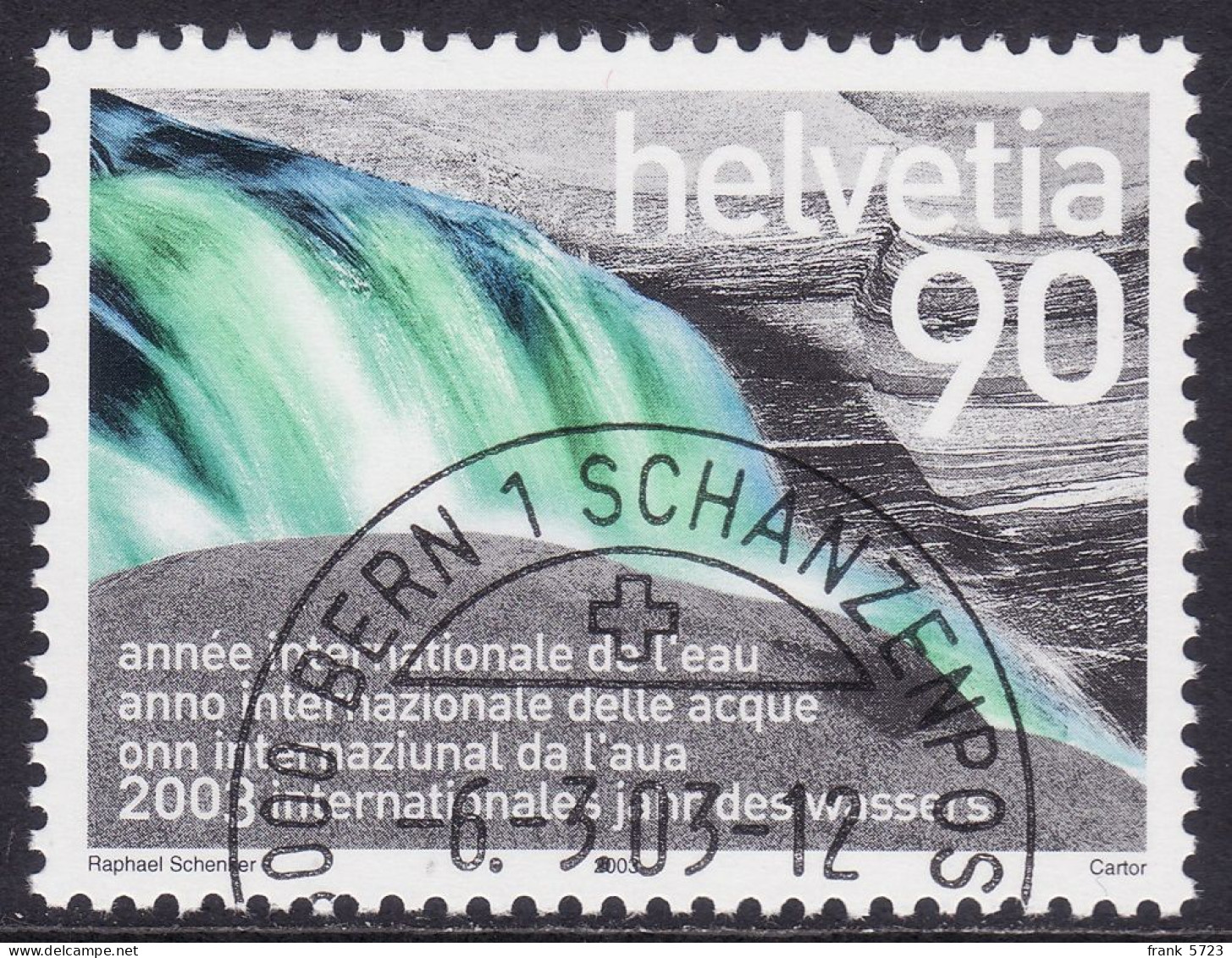 Schweiz: SBK-Nr. 1081 (Internationales Jahr Des Wassers 2003) ET-gestempelt - Gebraucht