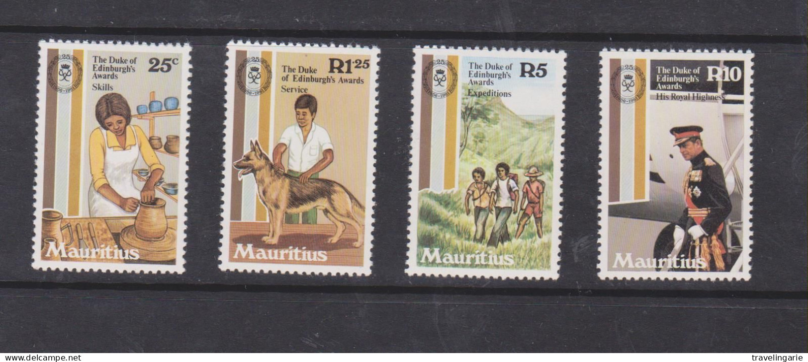 Mauritius 1981 25th Anniversary Of The Duke Of Edinburgh's Awards DOG MNH ** - Perros