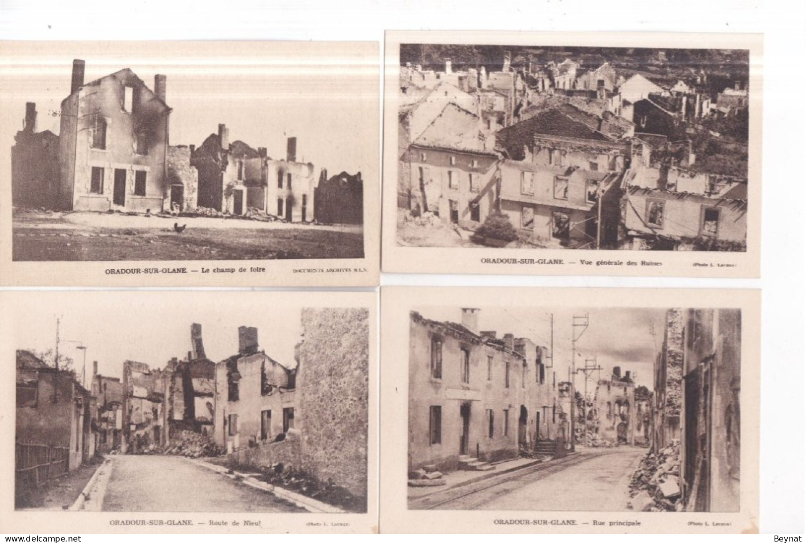 87 ORADOUR SUR GLANES 20 CARTES - Oradour Sur Glane