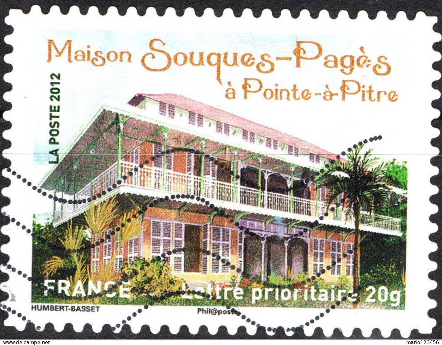 FRANCIA, FRANCE, TURISMO, TOURISM, 2012, FRANCOBOLLI USATI Yt:FR A736, Scott:FR 4251 - Usati