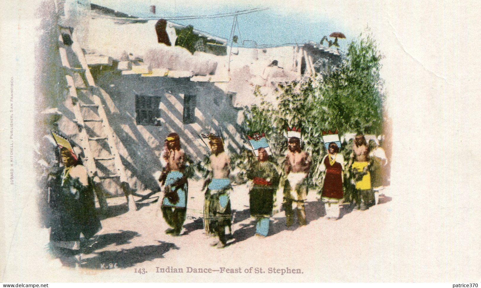 Carte CANADA Comté De Charlotte Indian Dance Danse Des Indiens Feast Of SAINT STEPHEN Fête - Sonstige & Ohne Zuordnung