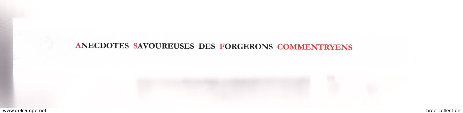 Anecdotes Savoureuses Des Forgerons Commentryens, Des Histoires Du Rugby à Commentry, A.S.F. Commentry 2021 - Bourbonnais