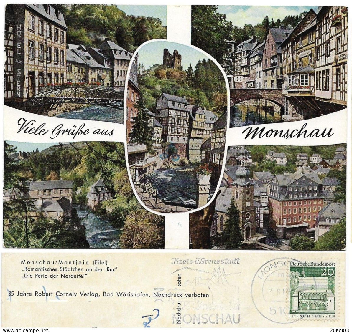 Deutschland Viele Gruïbe Aus MONSCHAN 1968 Kreis U. Grenzsstadt_TTB_Allemagne_Germany - Monschau