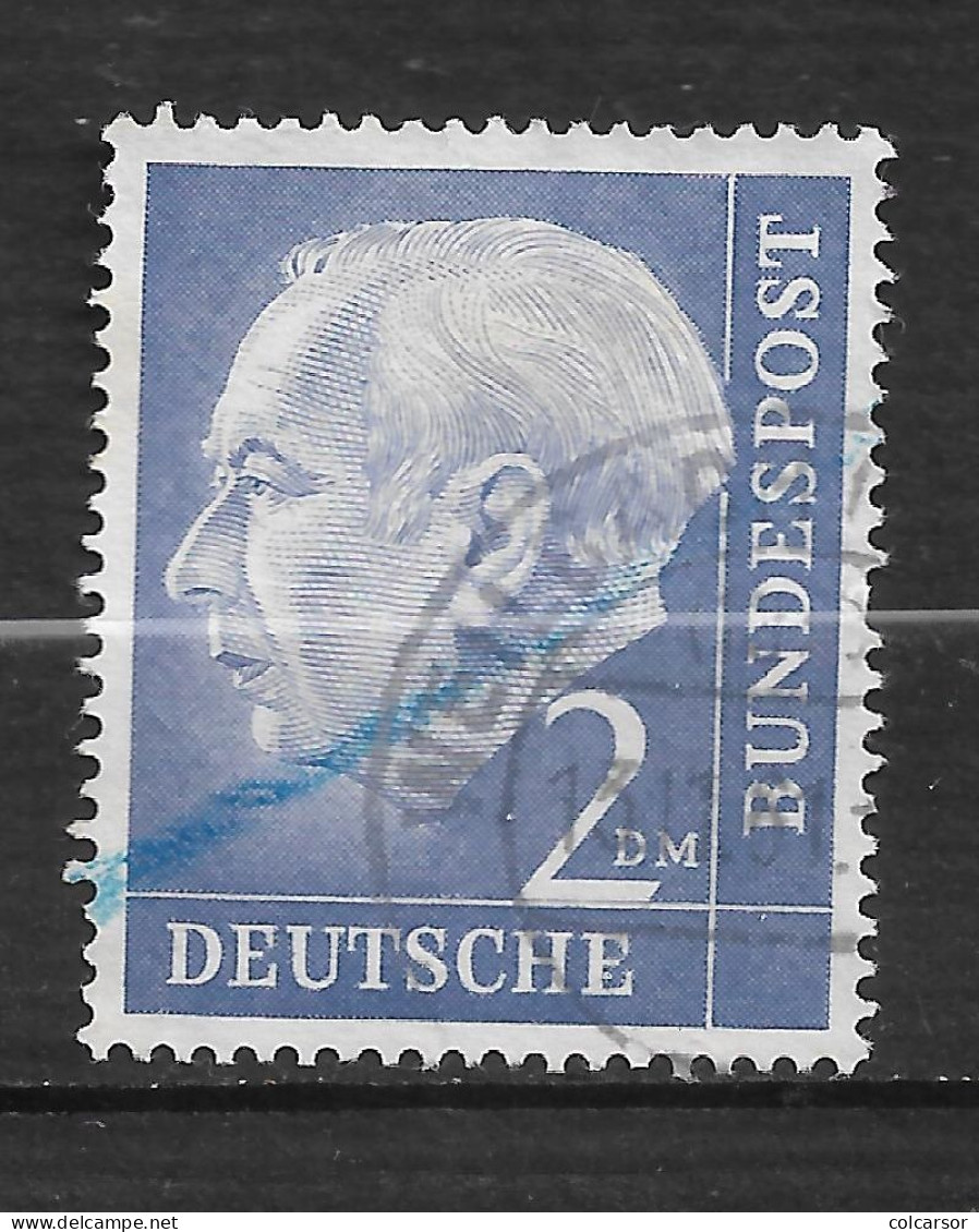 ALLEMAGNE   FÉDÉRALE " N° 72A " HEUSS " - Oblitérés